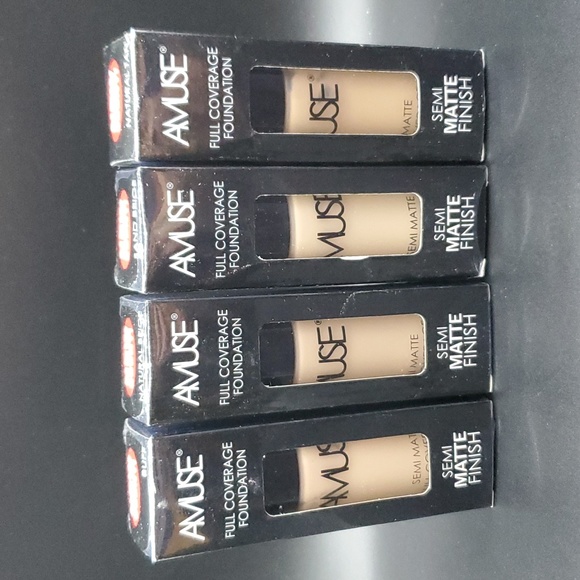 NIB Amuse Liquid Foundation Semi Matte Finish LIGHT NO DARK - Picture 1 of 13